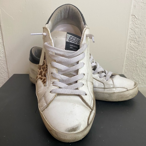 COPY - Golden Goose Super-Star sneakers with leopard star - Picture 2 of 5